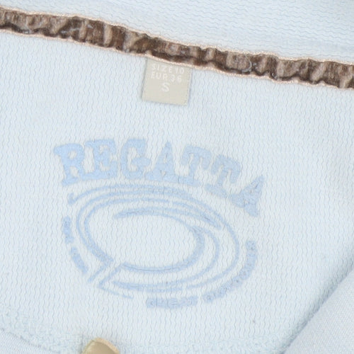 Regatta Women's Light Blue 1/2 Zip Pullover Sweatshirt Size 10