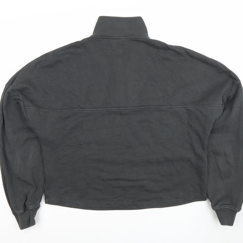 Bo+Tee Women's Black Small 1/4 Zip Pullover Sweatshirt