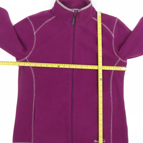 Peter Storm Women's Purple Fleece Jacket Size 12 Full Zip Lightweight Outdoor