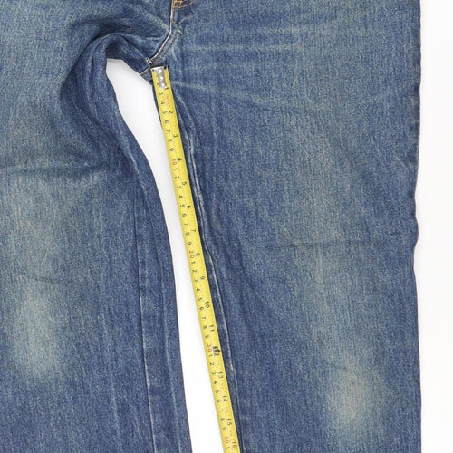 Sharp Vintage Women’s Blue Straight Leg Jeans 32in 100% Cotton Denim
