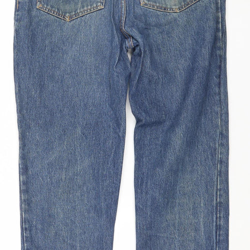 Sharp Vintage Women’s Blue Straight Leg Jeans 32in 100% Cotton Denim