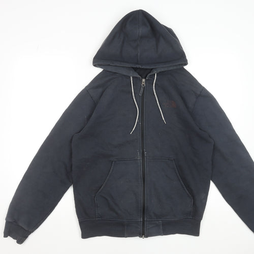 The North Face Mens Black Full Zip Hoodie Size M Outdoor Fleece