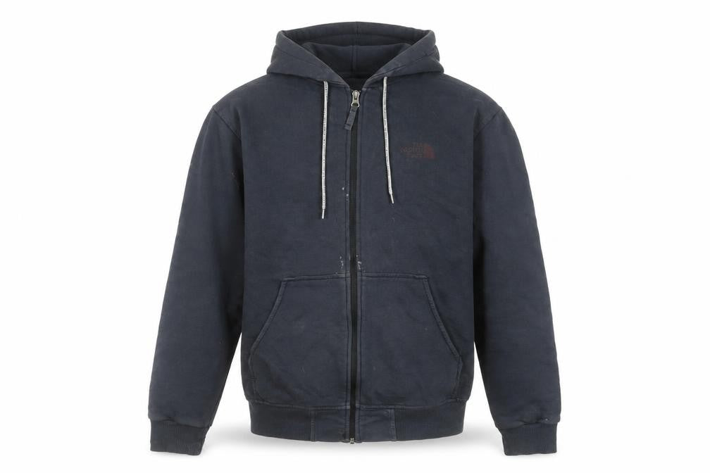 The North Face Mens Black Full Zip Hoodie Size M Outdoor Fleece