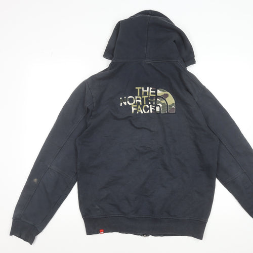The North Face Mens Black Full Zip Hoodie Size M Outdoor Fleece