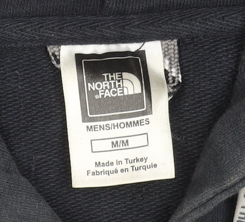 The North Face Mens Black Full Zip Hoodie Size M Outdoor Fleece