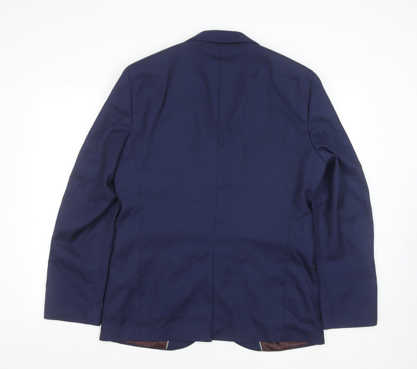Next Men's Blue 42R Regular Fit Single-Breasted Blazer