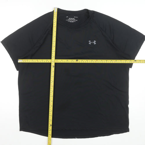 Under Armour Women's Black Large Tech Tee Short Sleeve Sports Top