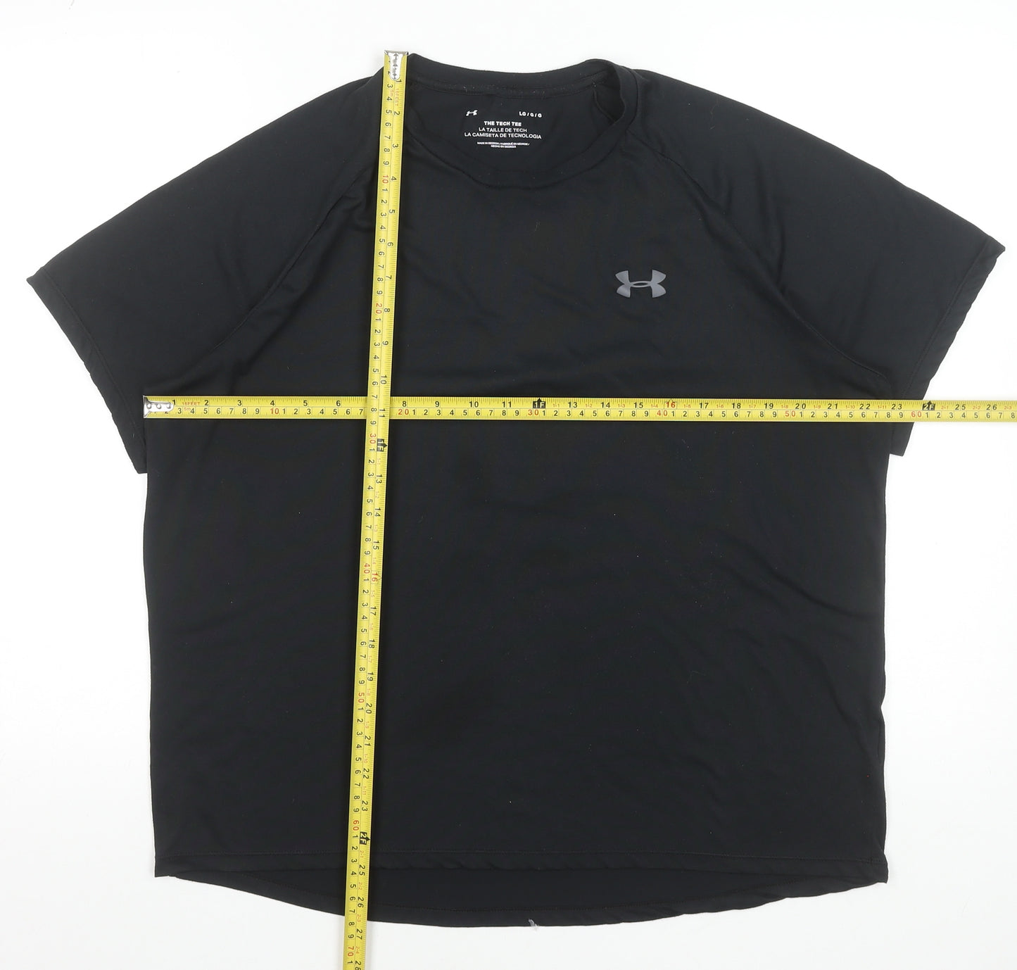 Under Armour Women's Black Large Tech Tee Short Sleeve Sports Top