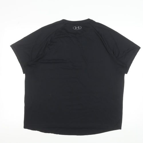 Under Armour Women's Black Large Tech Tee Short Sleeve Sports Top