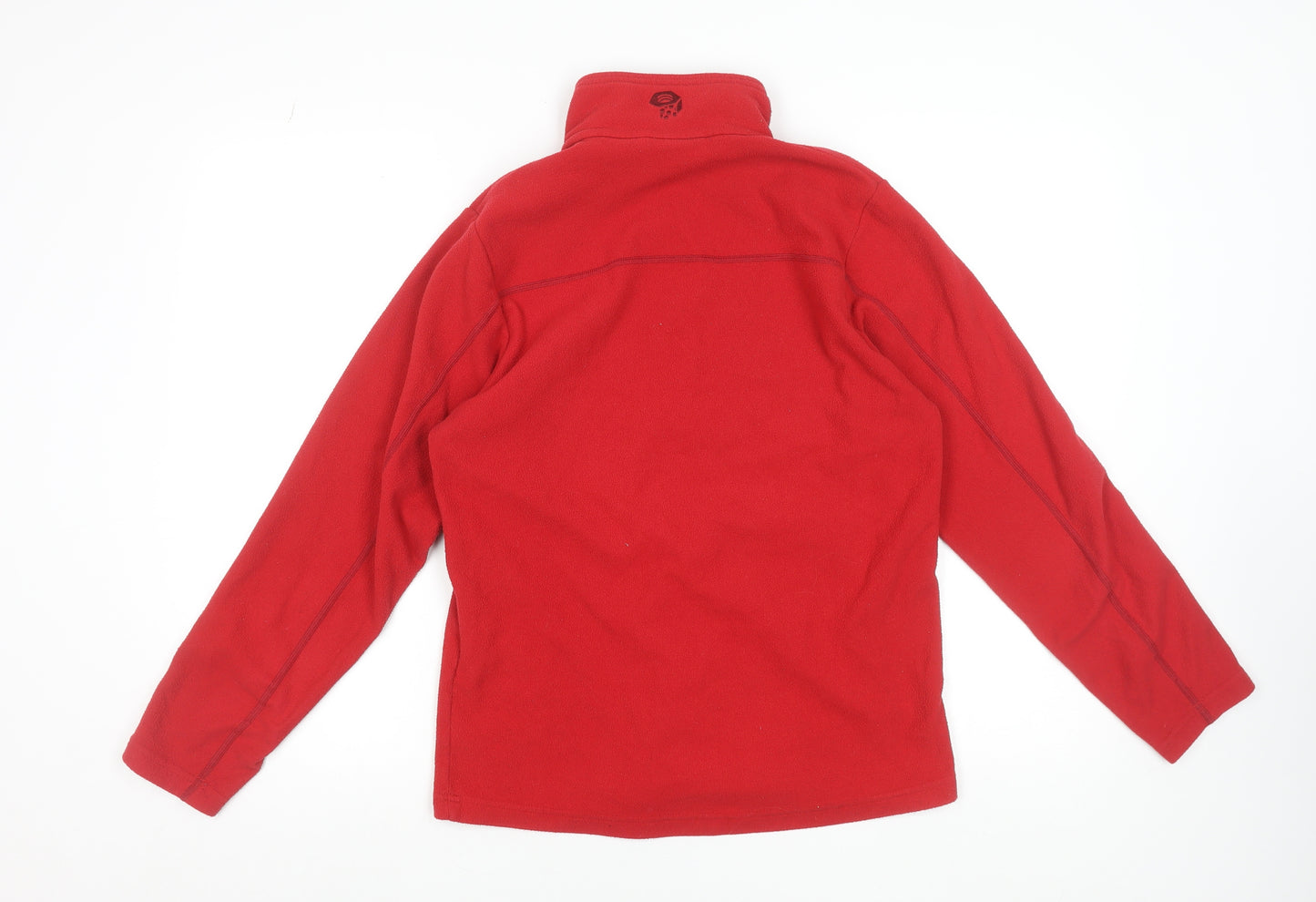 Mountain Hard Wear Men's Red Fleece 1/4 Zip Pullover Sweatshirt S