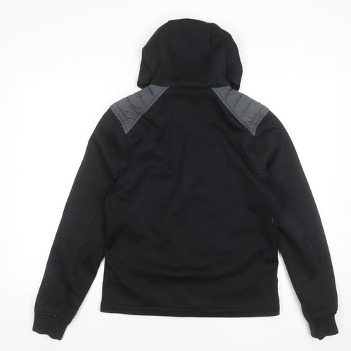 Next Men's Grey Softshell Hooded Puffer Jacket Size S 36-38" Regular Fit