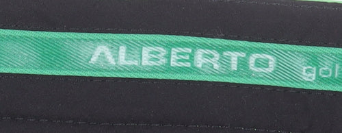 Alberto Men's Green Modern Fit Golf Rain & Wind Fighter Trousers Size 58