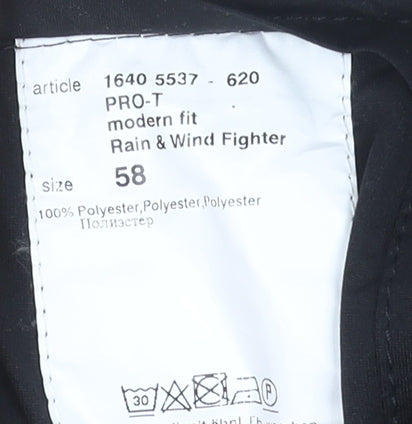 Alberto Men's Green Modern Fit Golf Rain & Wind Fighter Trousers Size 58