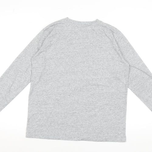 Champion Women's Grey Long Sleeve Crew Neck T-Shirt XS