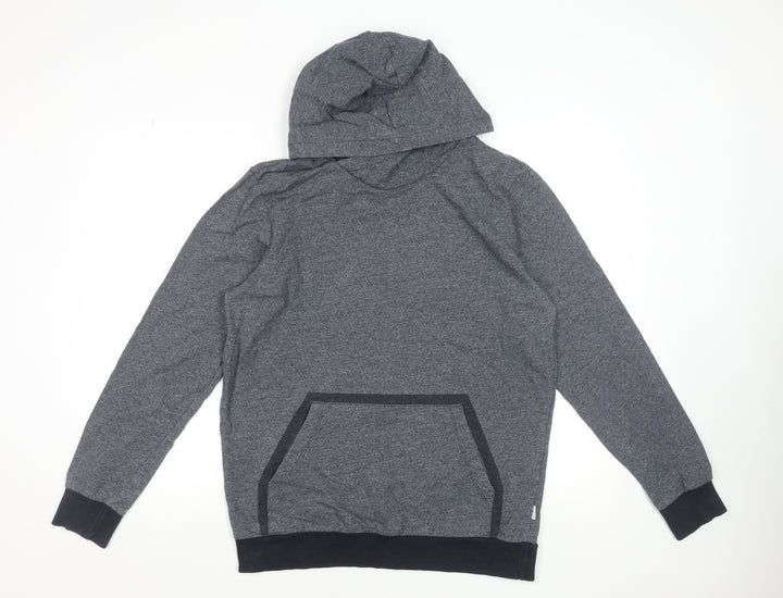 Jack & Jones Men’s Grey Pullover Hoodie L Regular Fit