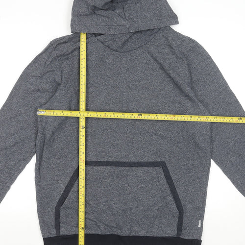 Jack & Jones Men’s Grey Pullover Hoodie L Regular Fit
