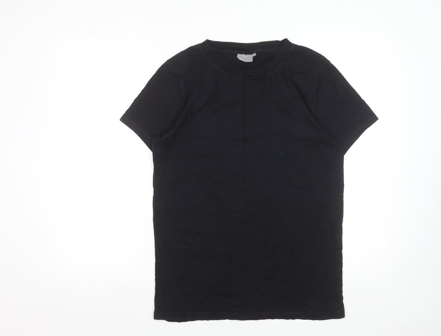 J.Lindeberg Men's Black Cotton Crew Neck T-Shirt L