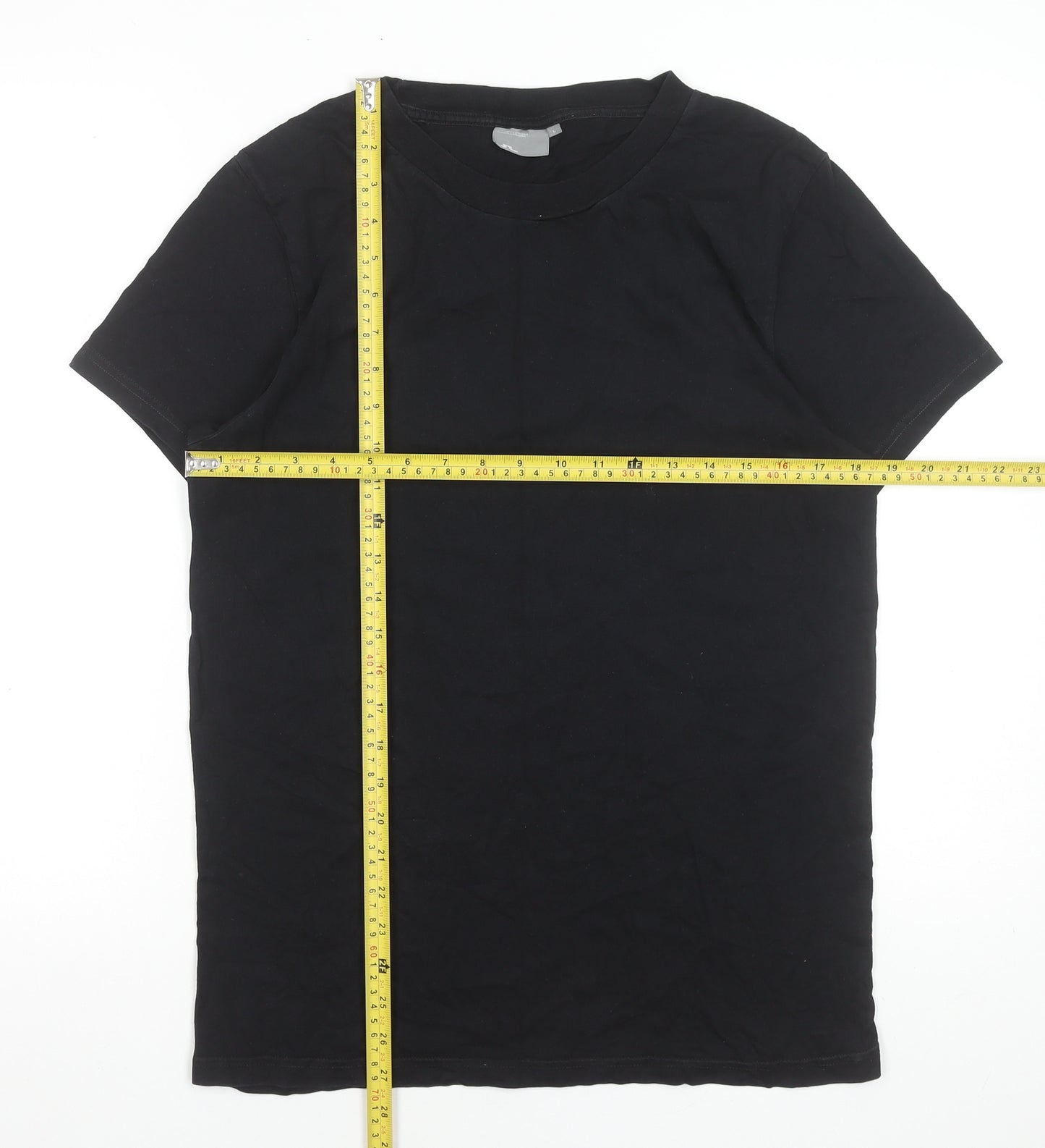 J.Lindeberg Men's Black Cotton Crew Neck T-Shirt L
