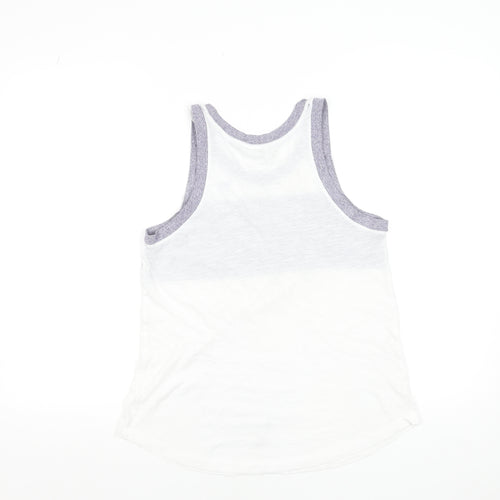 Victoria's Secret PINK Women's White Racerback Tank Top XS
