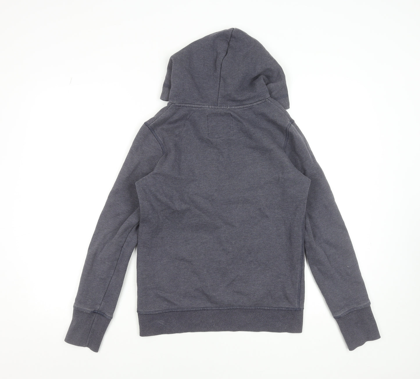 Luperdry Sport Womens Grey Sequin Logo Hoodie Size S Cotton Blend