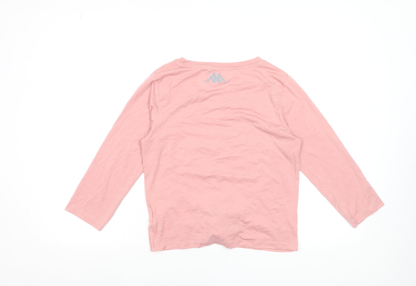 Kappa Women's Pink 3/4 Sleeve Basic Modal Blend T-Shirt Medium
