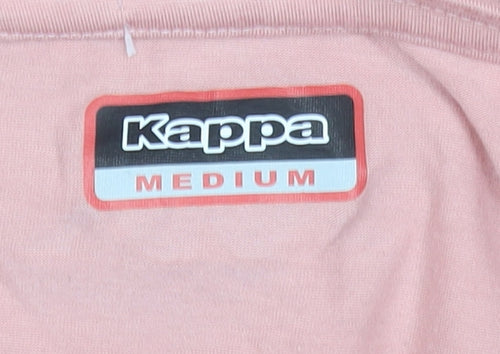 Kappa Women's Pink 3/4 Sleeve Basic Modal Blend T-Shirt Medium