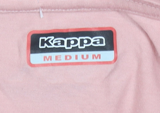 Kappa Women's Pink 3/4 Sleeve Basic Modal Blend T-Shirt Medium
