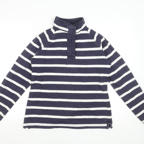 Mountain Warehouse Women's Navy Stripe Cotton Pullover UK14