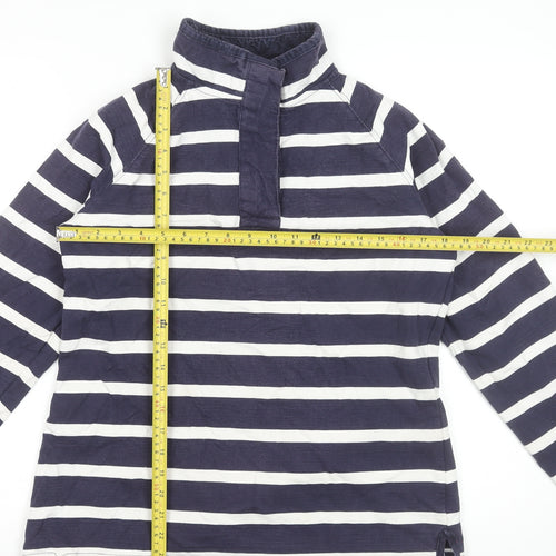 Mountain Warehouse Women's Navy Stripe Cotton Pullover UK14