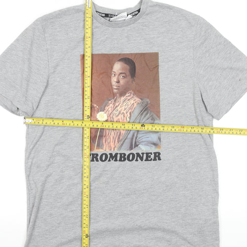 Sex Education Men's Grey Graphic T-Shirt M Funny Tromboner Netflix