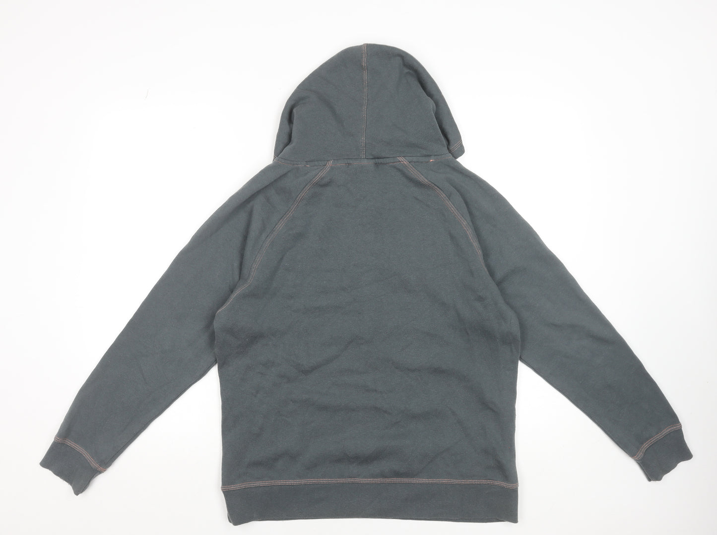 J. America Women's Grey Orange Coors Brewery Hoodie Size M Casual Pullover
