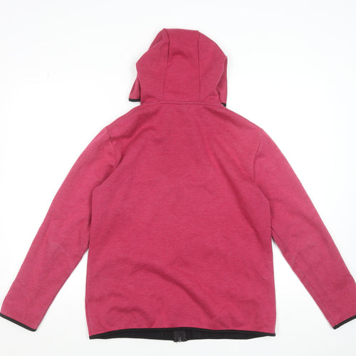Ellesse Women's Pink Full Zip Hoodie L Polyester Blend Casual