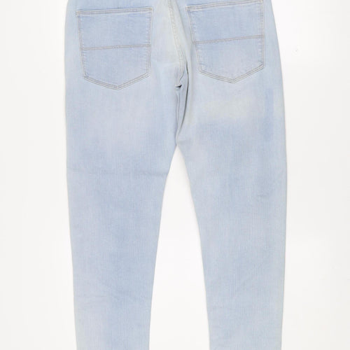 Marks and Spencer Men's Blue Skinny Jeans 30x31 Slim Fit Denim