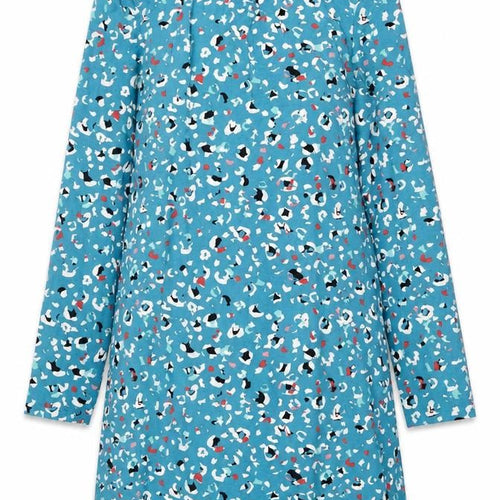 Marks and Spencer Women Blue Animal Print Shift Dress Size 12