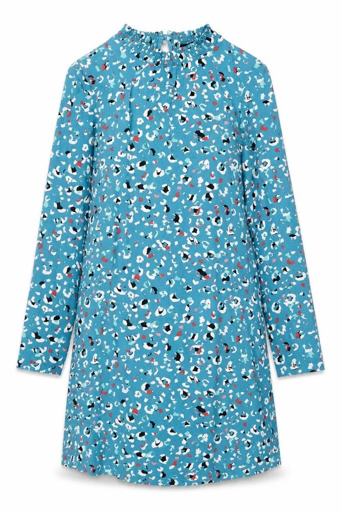 Marks and Spencer Women Blue Animal Print Shift Dress Size 12
