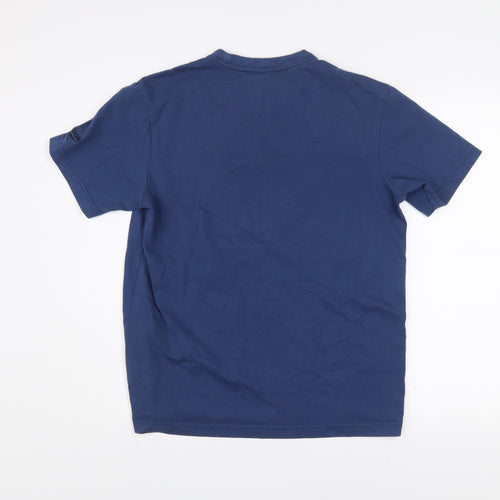 Reebok Men's Blue Graphic Outdoor Quote T-Shirt Size M