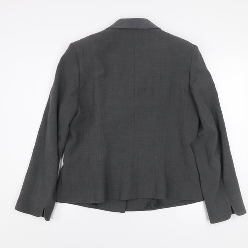 Alex & Co. Women's Grey Wool Blend Suit Jacket UK 16 Classic Fit