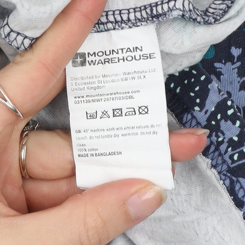 Mountain Warehouse Women’s Multicoloured Size 20 Floral Cotton Shift Dress