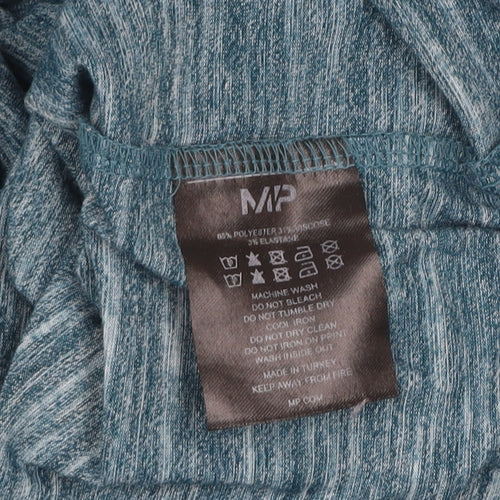 MP Men's Blue Long Sleeve Training Top Size S Athletic Fit