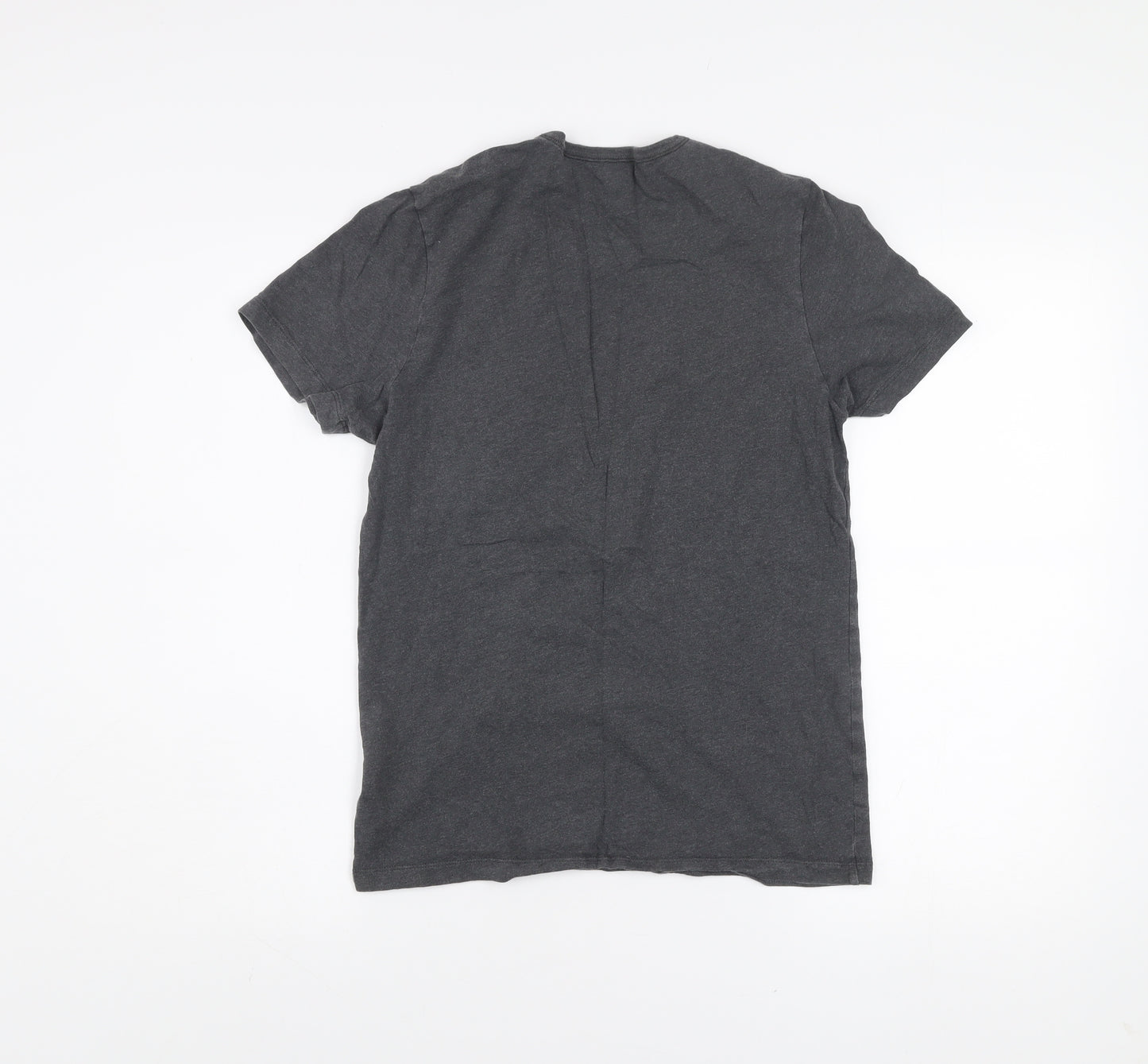 Hugo Boss Men's Grey Cotton Crew Neck Short Sleeve T-Shirt Size S