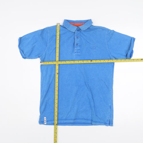 Rocha John Rocha Boys Blue 11-12 Years Cotton Polo Shirt