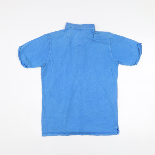 Rocha John Rocha Boys Blue 11-12 Years Cotton Polo Shirt