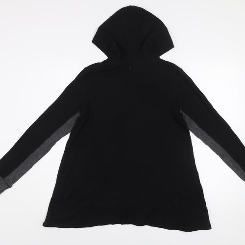 DKNY Women Black Pullover Hoodie Small Long Sleeve Lightweight