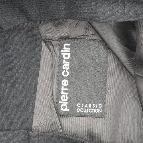 Pierre Cardin Men's Black 38R Classic Wool Suit Jacket