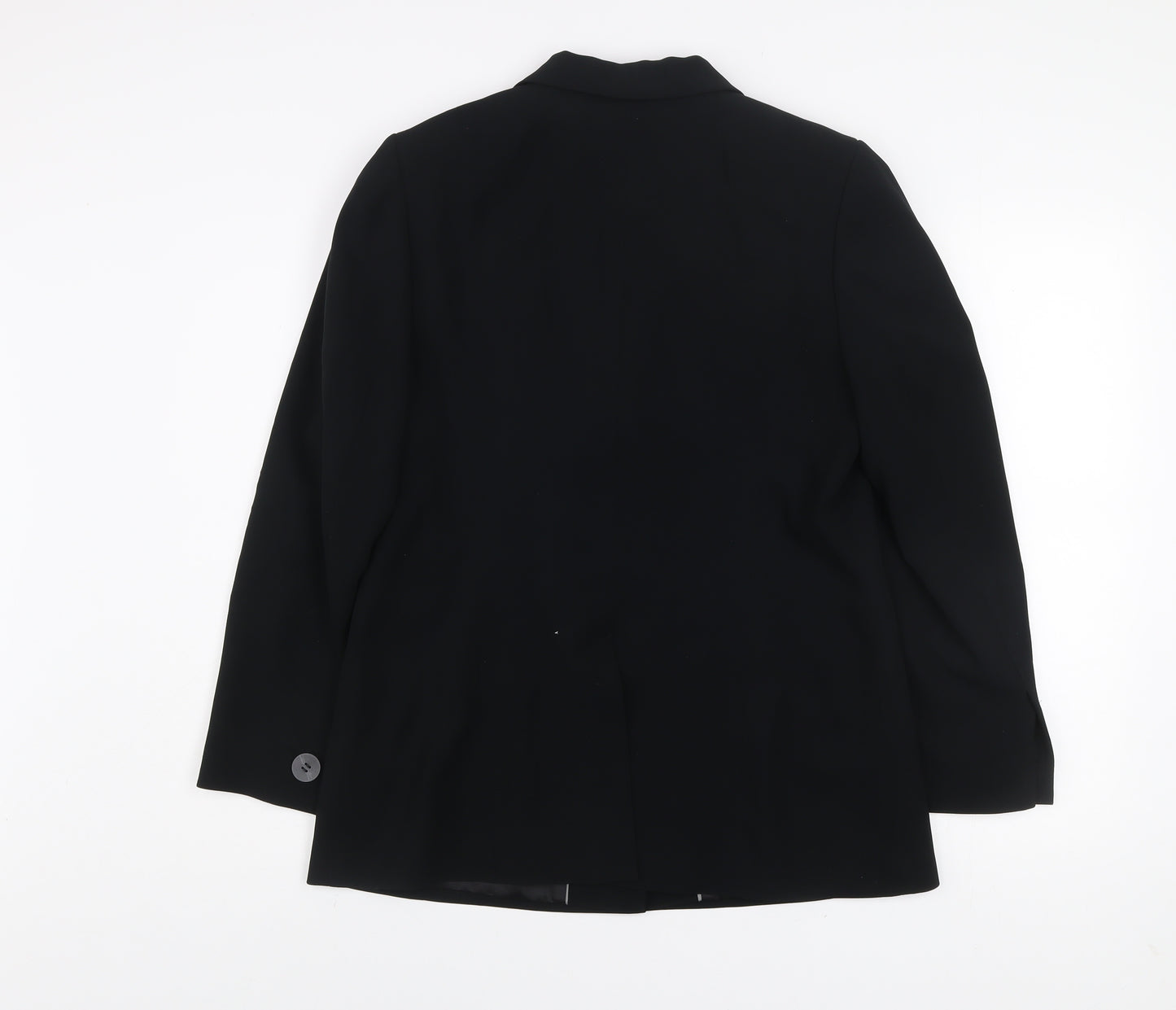 Planet Women’s Black Long Blazer Jacket Size M Classic Workwear