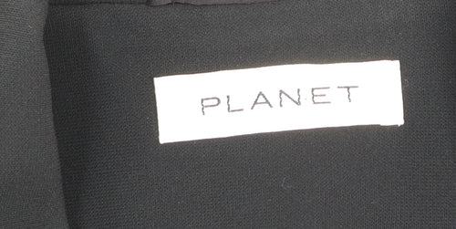 Planet Women’s Black Long Blazer Jacket Size M Classic Workwear