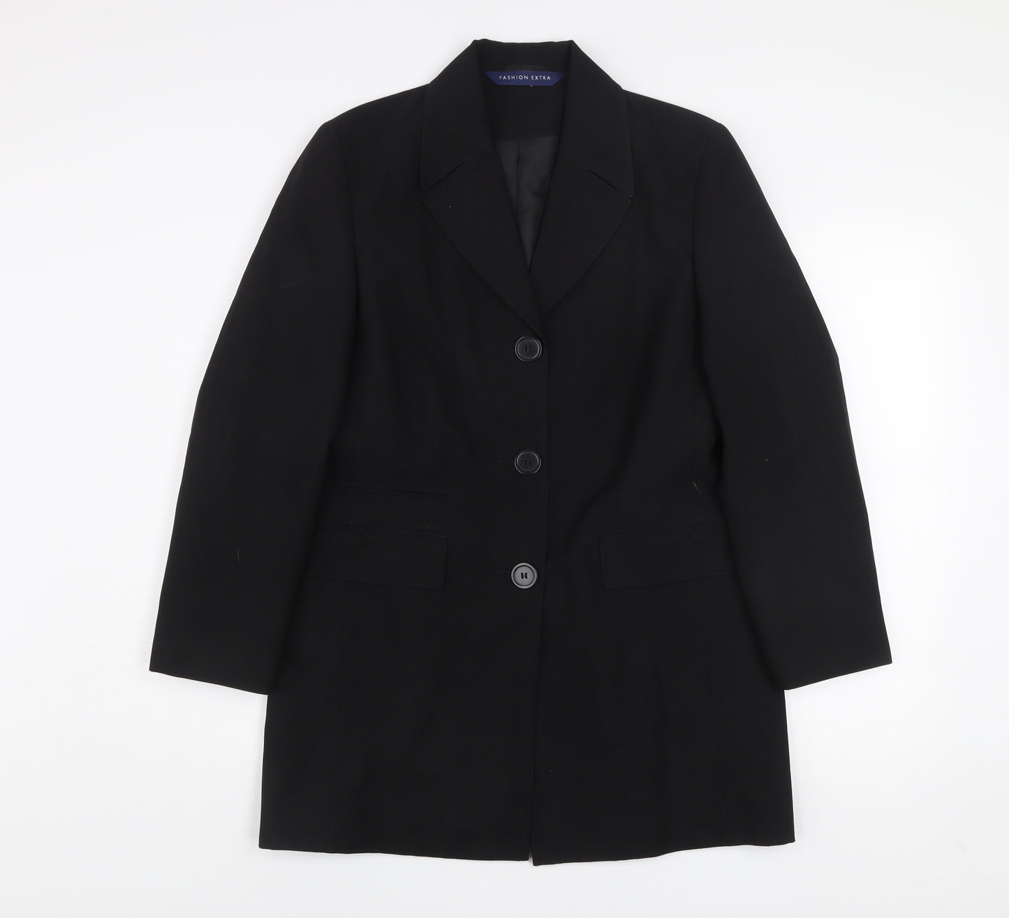 Fashion Extra Women's Black Classic Blazer Size 12