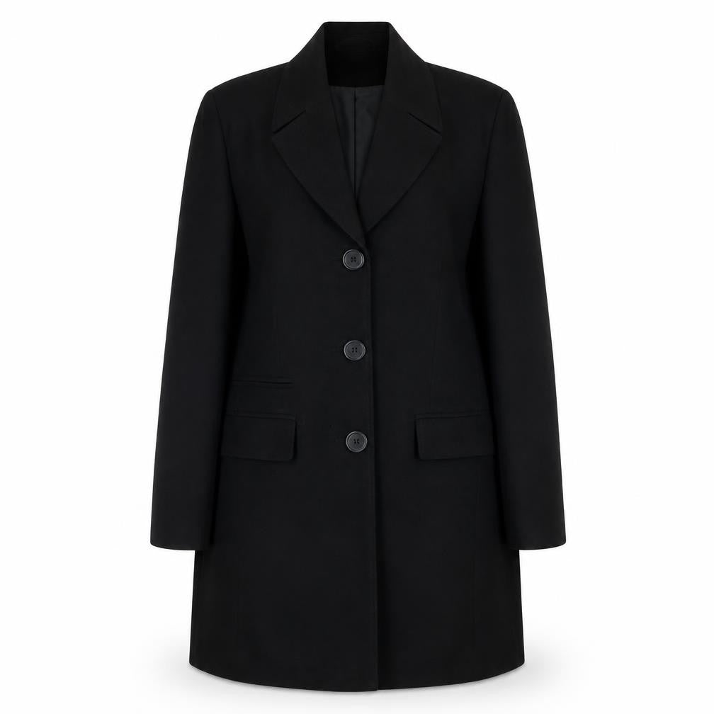 Front view of Fashion Extra Women's Black Classic Blazer, size 12