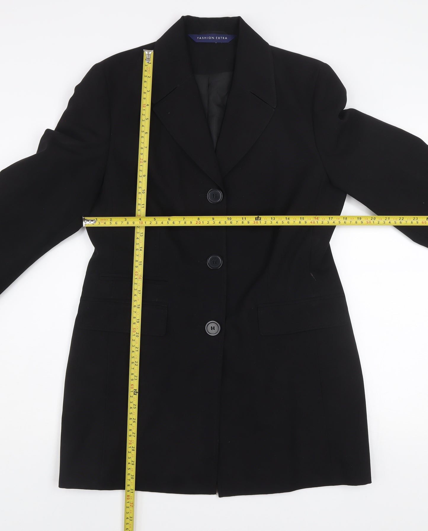 Fashion Extra Women's Black Classic Blazer Size 12
