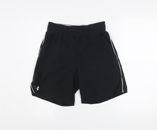 Under Armour Men's Black Small Athletic Shorts Loose Fit Lightweight